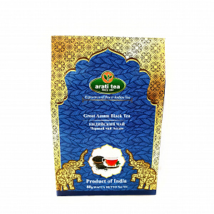 Arati Tea Индийский Чай черный Ассам картон 80 гр