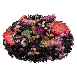 Чай черный assam «Сливочная клубника»