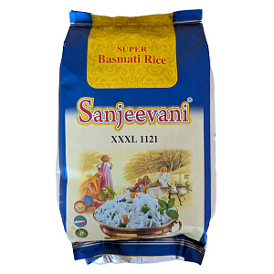 Рис Супер Басмати 1121 XXXL Селла (Sanjeevani)