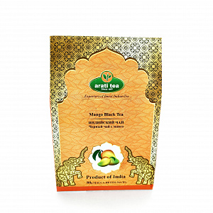 Arati Tea Индийский Чай черный с манго картон 80 гр