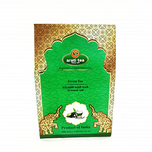 Arati Tea Индийский Чай зеленый Ассам картон 80 гр
