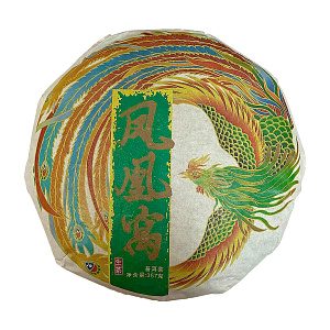 Пуэр прессованный, зеленый Шен Пуэр РС1016 (блин) 357г