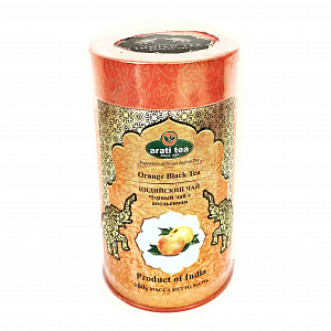 Arati Tea Индийский Чай черный с апельсином ж/б 100 гр